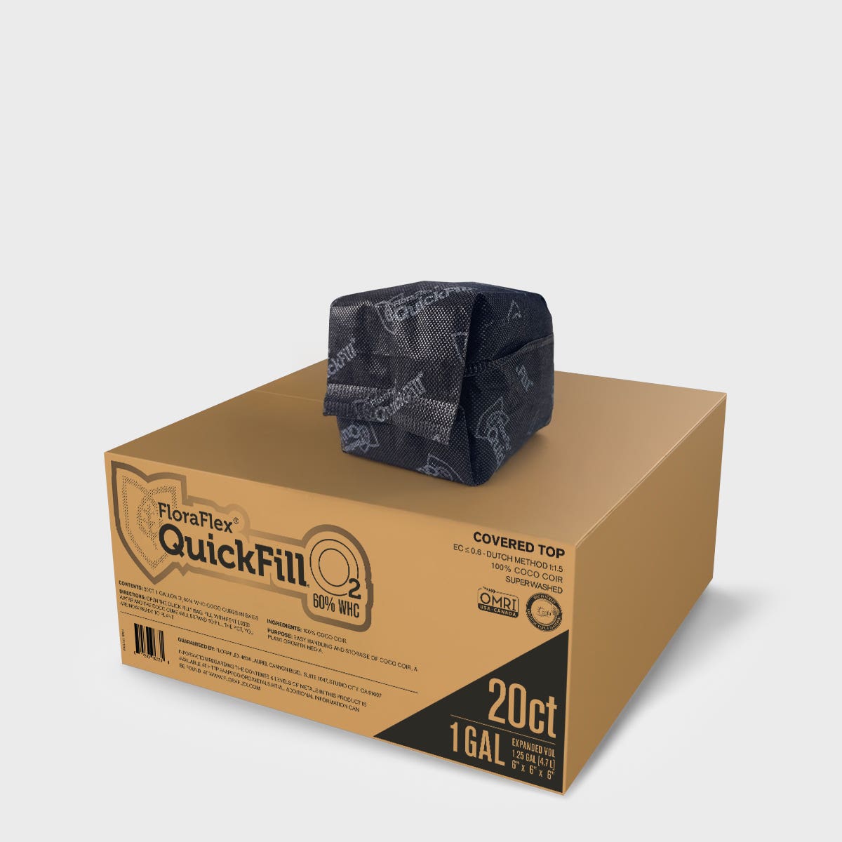 1 Gal Quickfill™ O2 Closed Top | 60% WHC