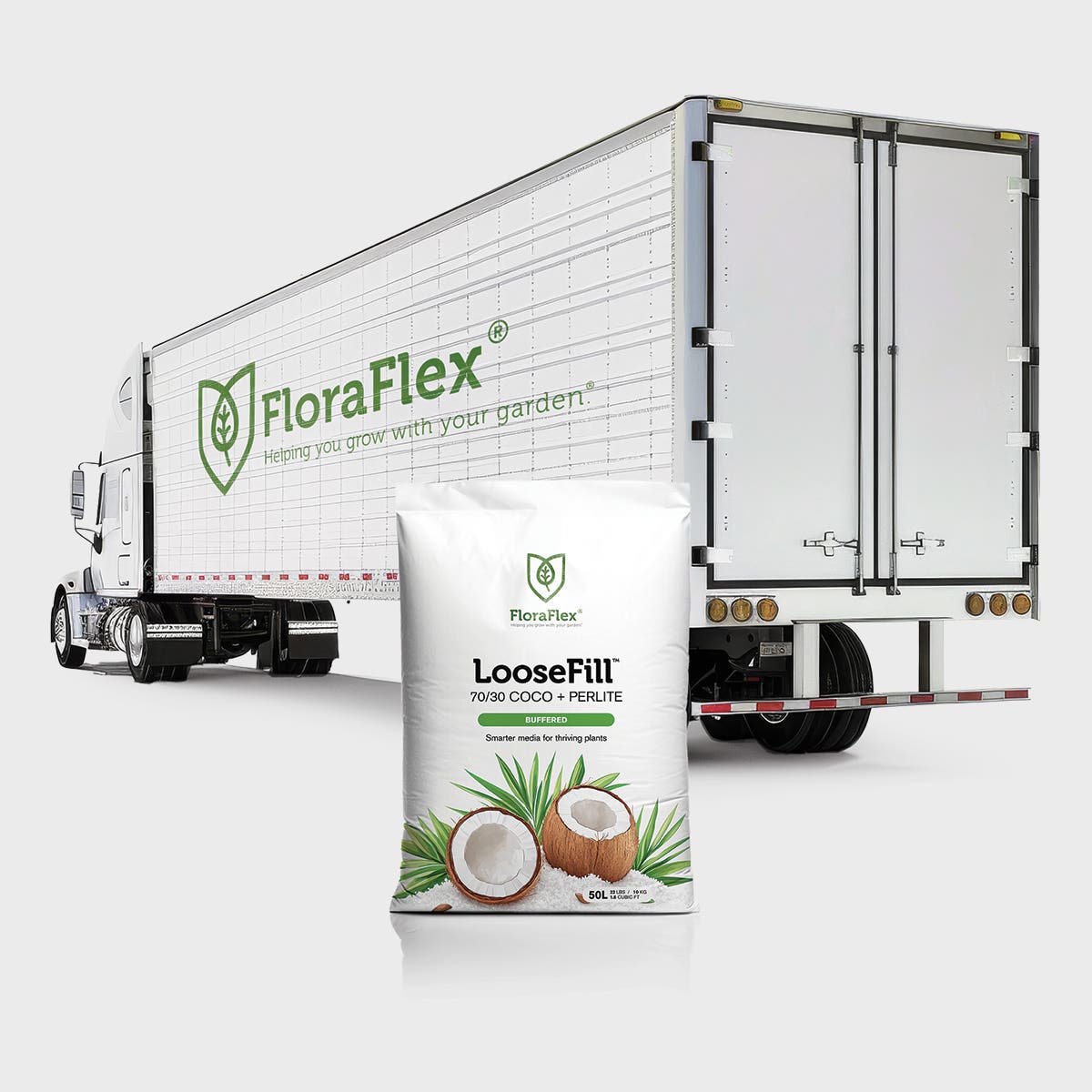 50L LooseFill™ 7030 Coco + Perlite Buffered | 2400ut | In-Route