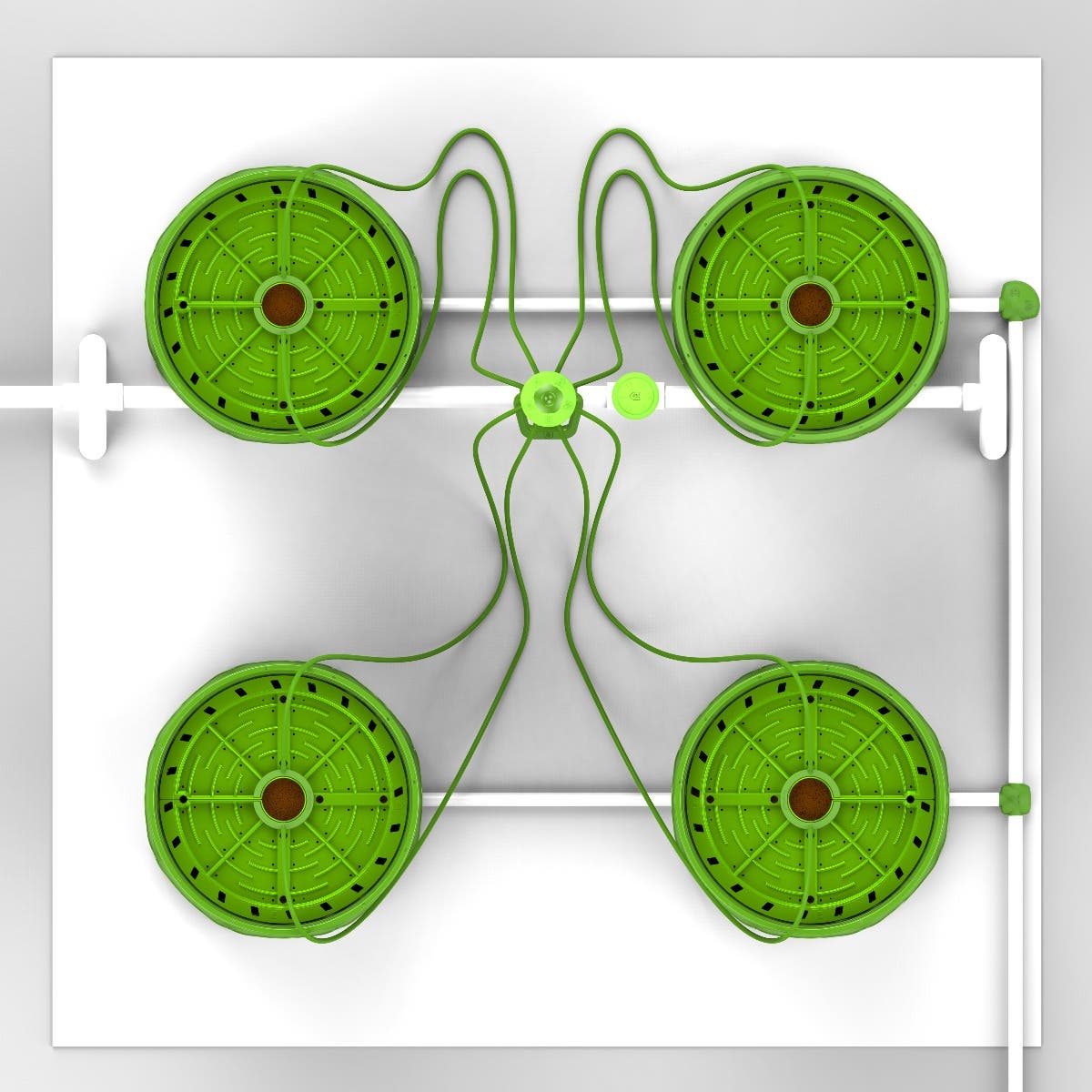 4 Plant Matrix Irrigation & Drainage Kit w/ 5 Gal Pots