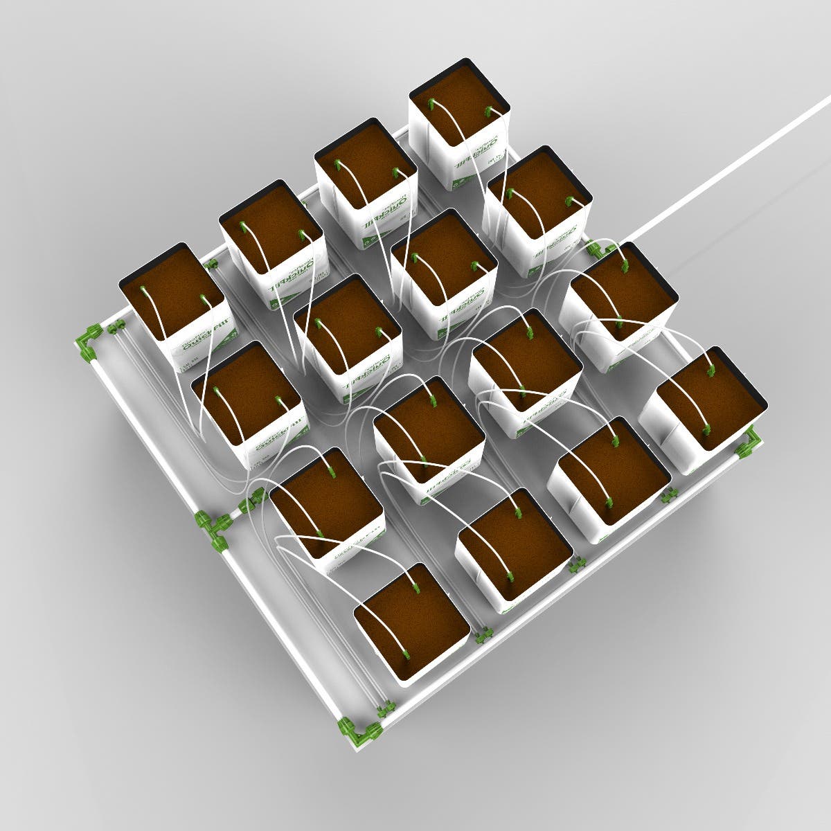 16 Plant Micro Drip Irrigation Kit w/ 1 Gal QuickFill 60%