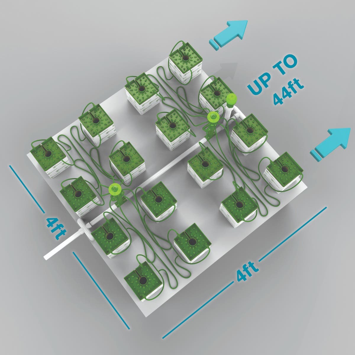 9 Plant FloraCap Irrigation Kit | Substrate Not Included