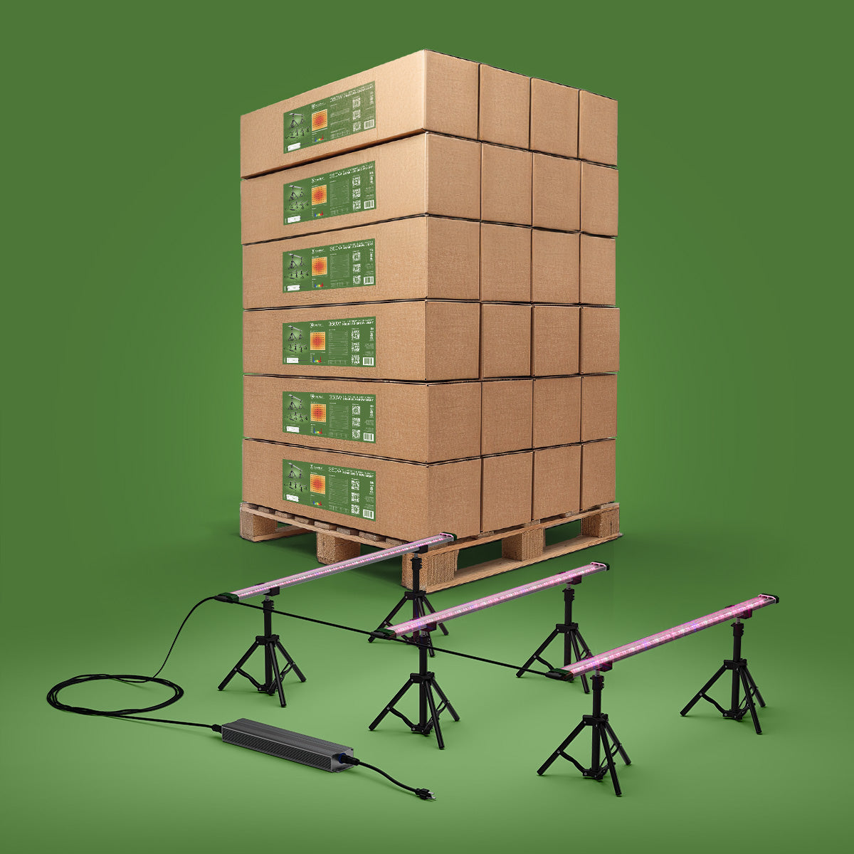 Far Red Under Canopy 4x4 - 4x6 | 360W | 3 120W Bars | 240v | Pallet