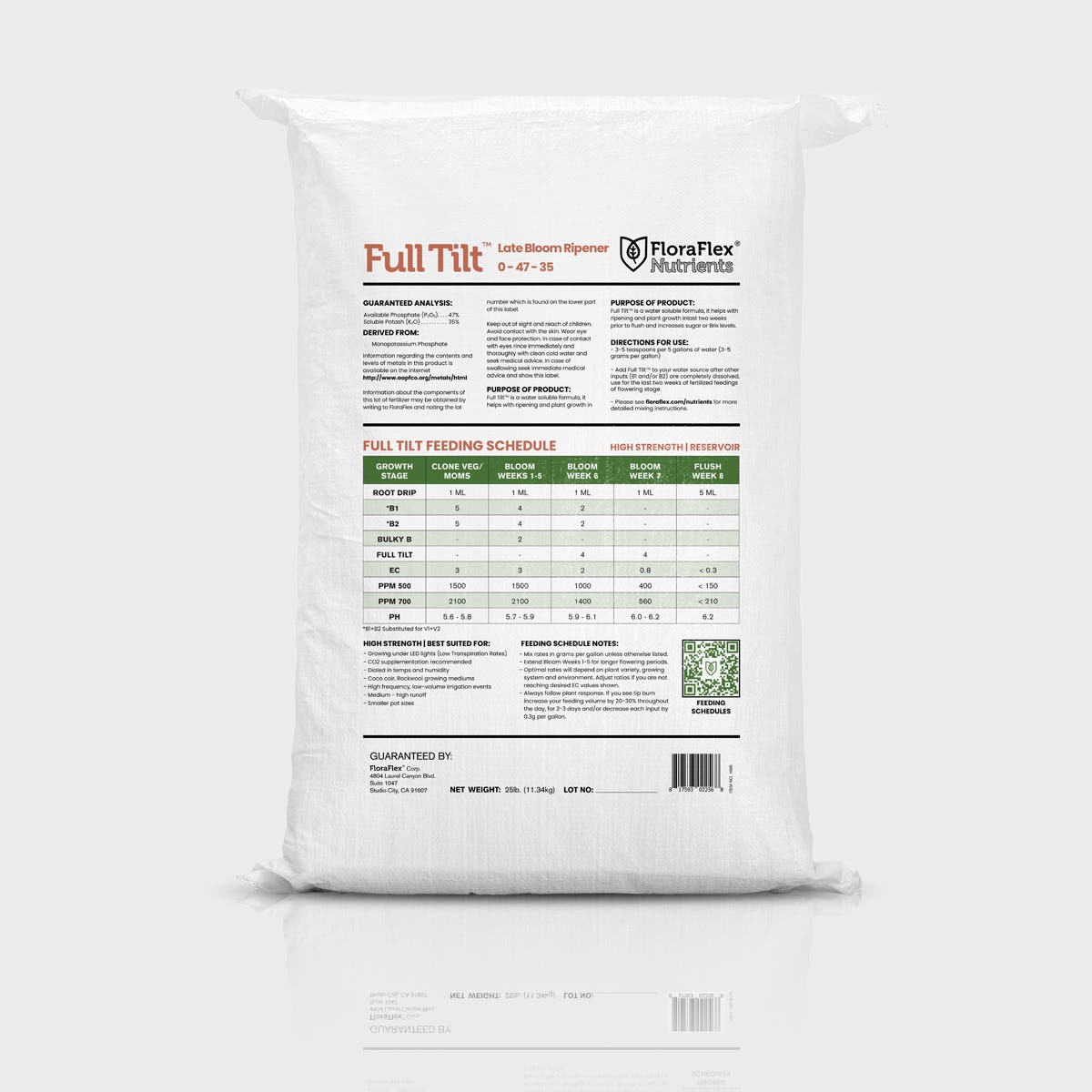 FULL TILT™: LATE BLOOM RIPENER | 1250 LBs