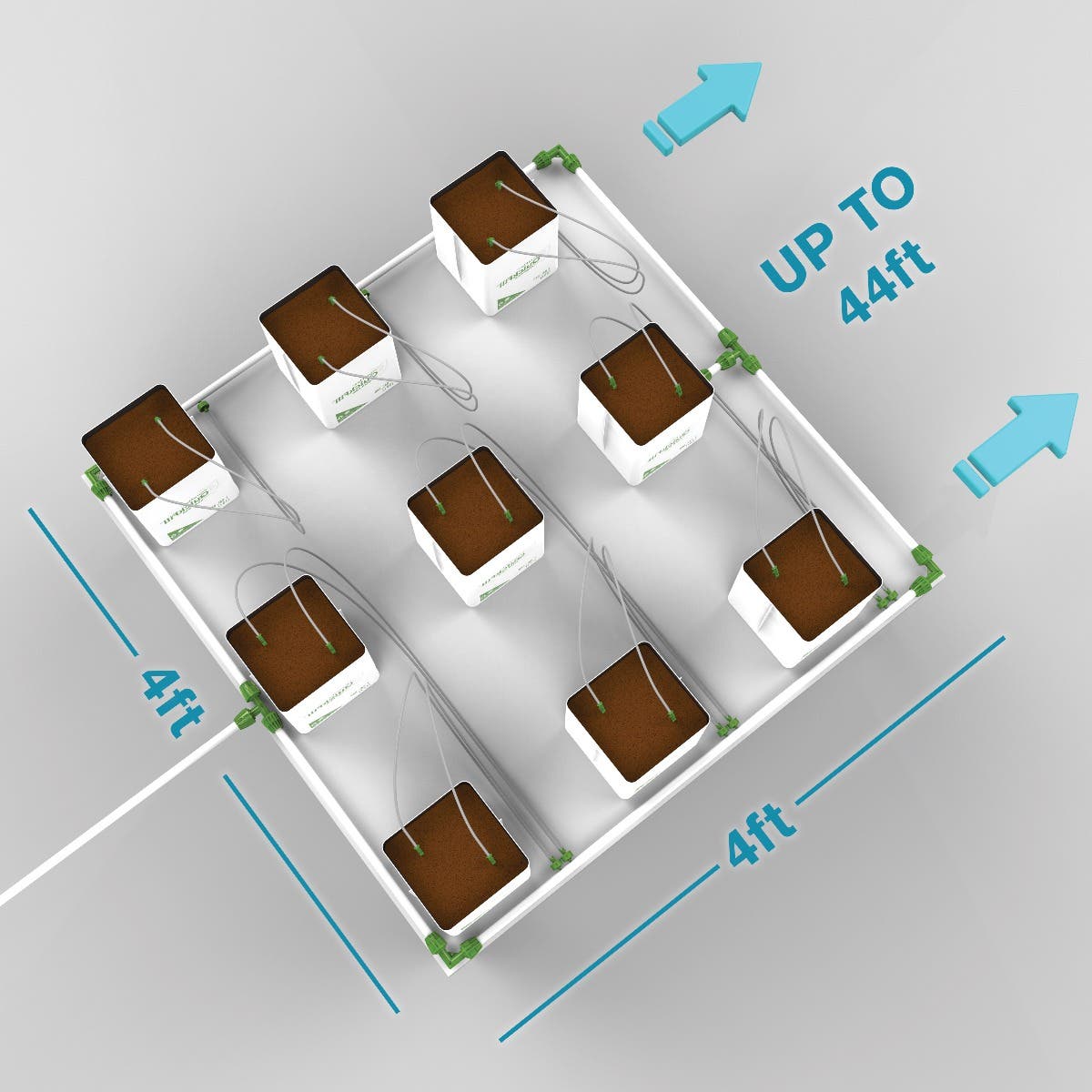 9 Plant Micro Drip Irrigation Kit w/ 1 Gal QuickFill 60%