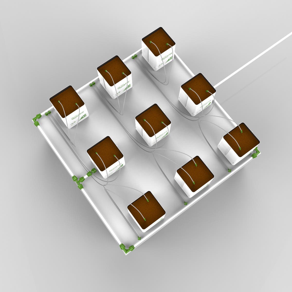 9 Plant Micro Drip Irrigation Kit w/ 1 Gal QuickFill 60%