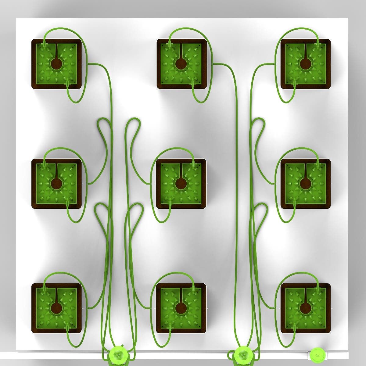 9 Plant FloraCap Irrigation Kit w/ 1 Gal QuickFill 60%