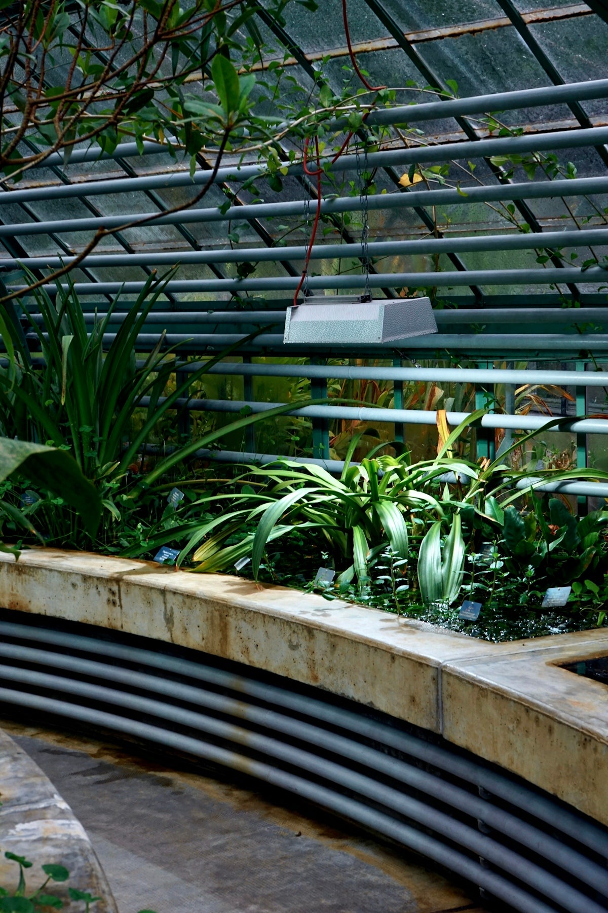 a planter box on a railing