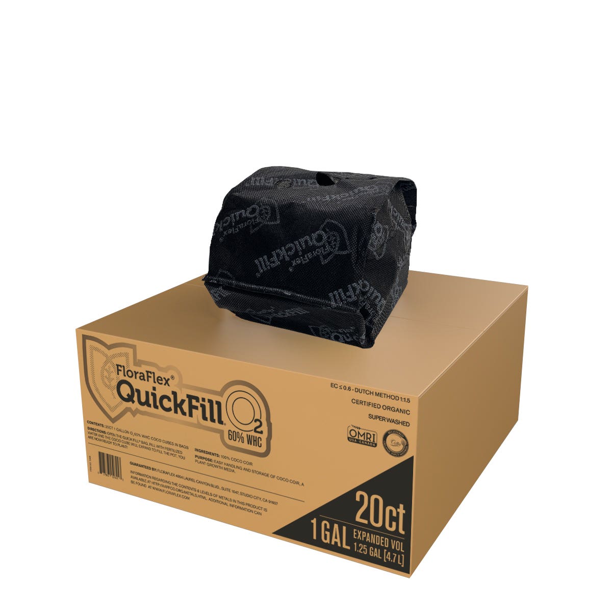 1 Gal Quickfill™ O2 Closed Top | 60% WHC