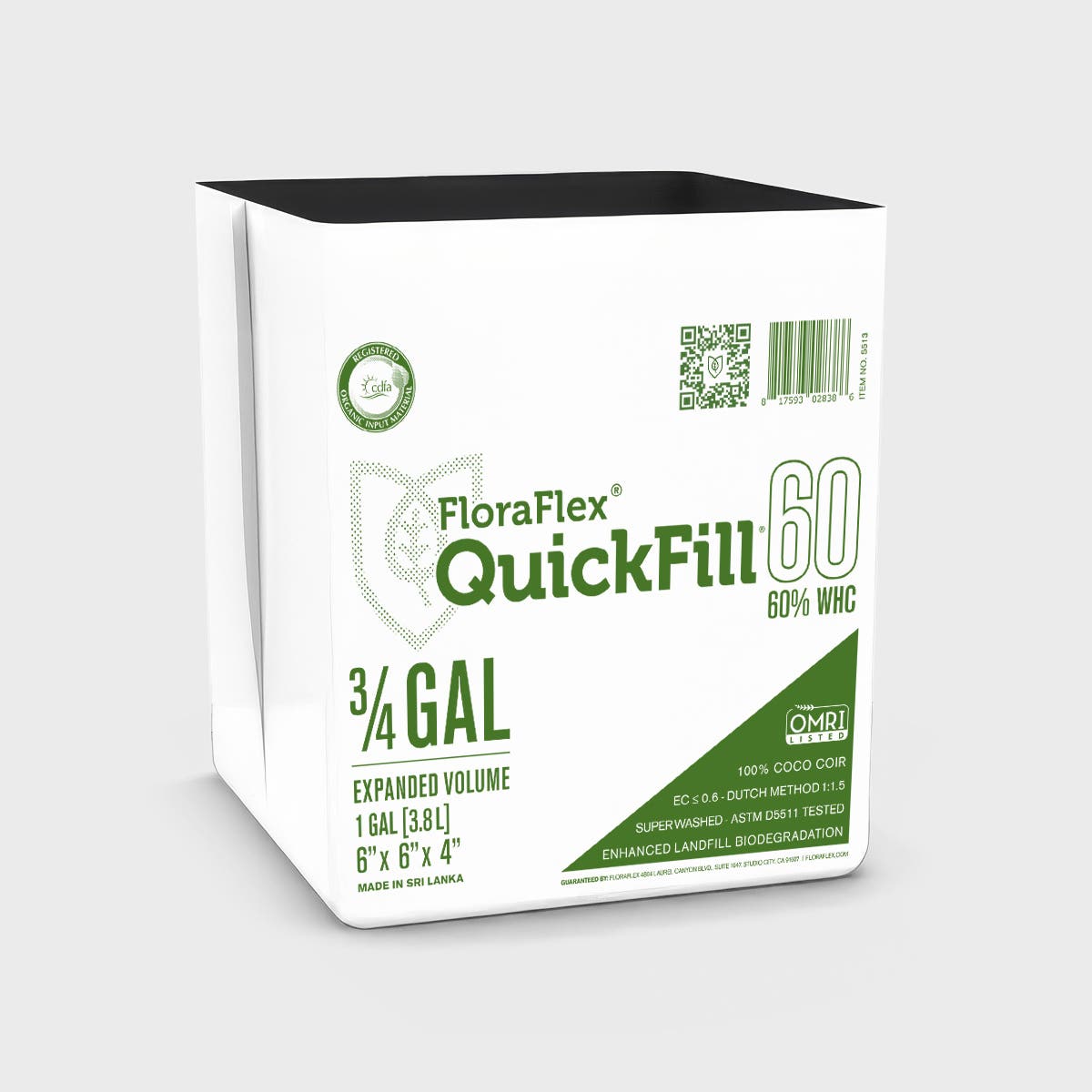 3/4 Gal Quickfill™ | 60% WHC