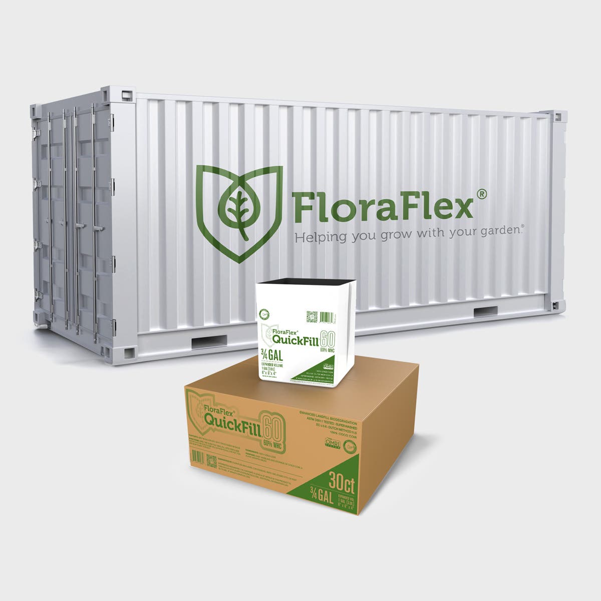 Quickfill™ Bag | 3/4 gal 60% WHC Container (60,000 Units)