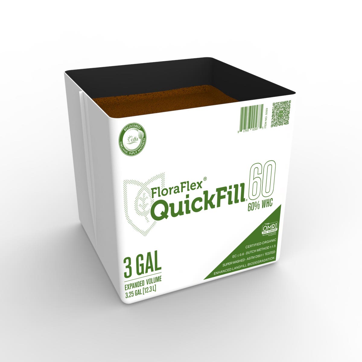 3 Gal QuickFill™ | 60% WHC