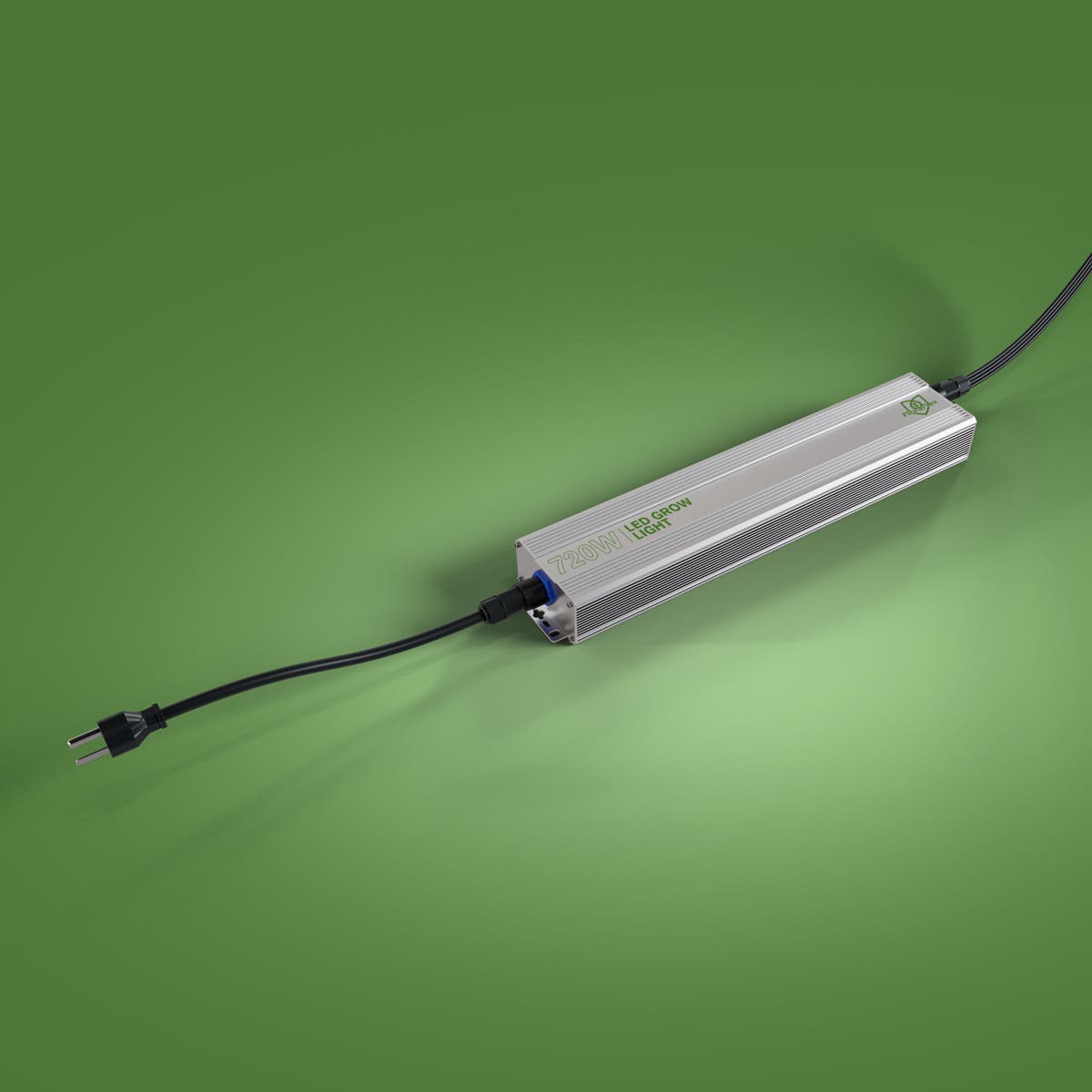 ブルーグロー Breezary Industrial 72-in Color-Changing Integrated LED Matte