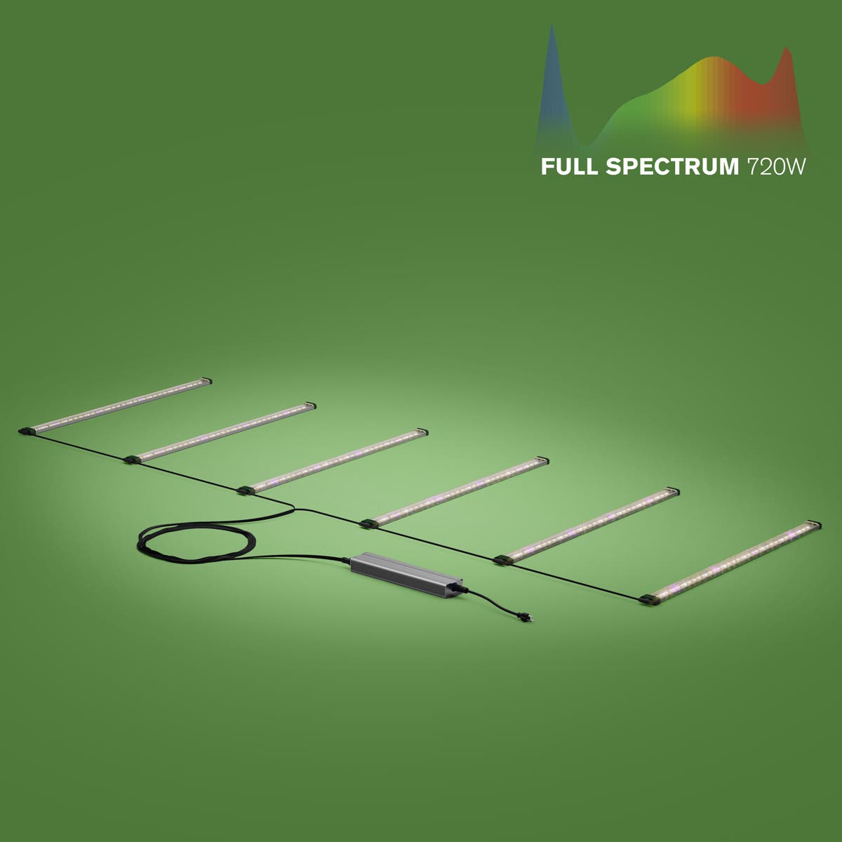 6 Bar - 720W Full Spectrum Under Canopy 4x8 - 4x12