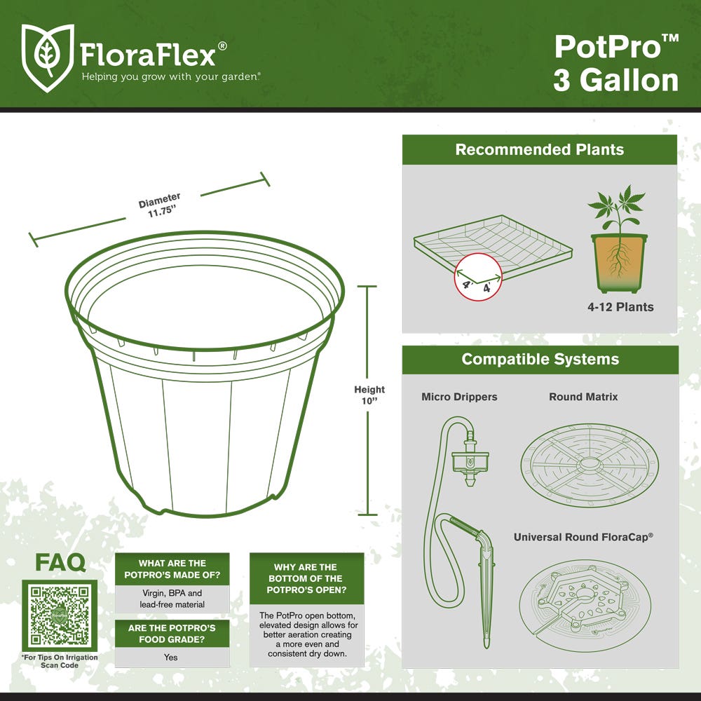 FloraFlex Pot Pro | 3 Gallon Bucket - Image 4