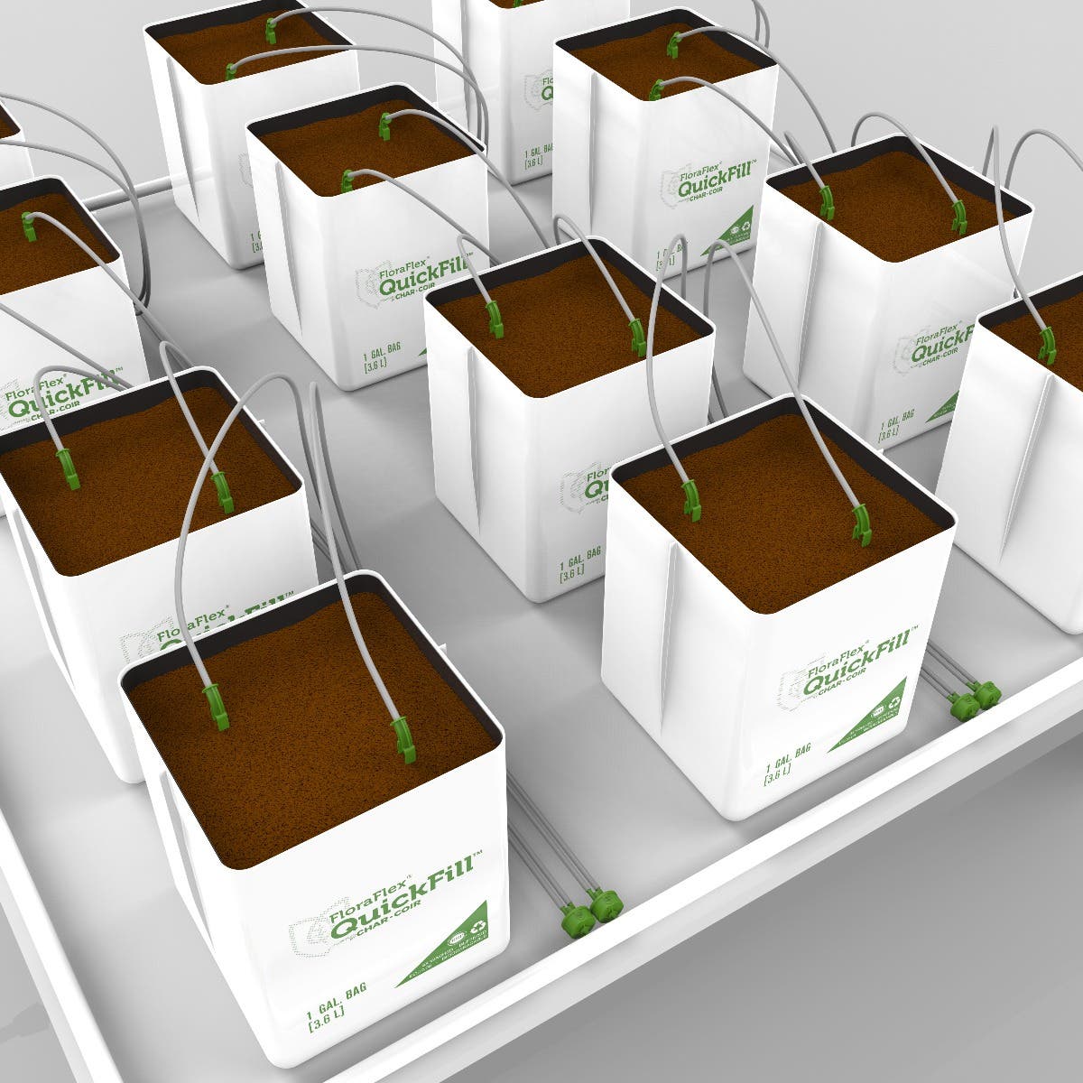 12 Plant Micro Drip Irrigation Kit w/ 1 Gal QuickFill 60%