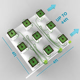 9 Plant FloraCap Irrigation Kit w/ 1 Gal QuickFill 60%